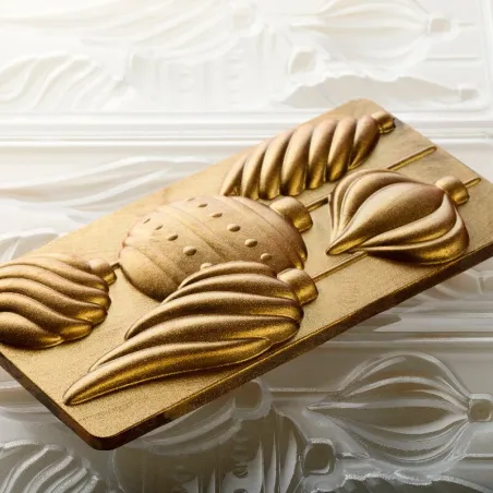 Barretta di cioccolato stampo palline di Natale
