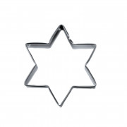 Tagliabiscotti a stella Ø 10 cm, a 6 punte