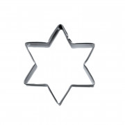 Cookie cutter star medium, 6-pointed