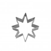 Cookie cutter star large, 8-pointed