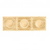 Handgeschnitzte Ravioli 3er-Holzform Kreise