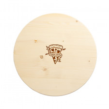 Rustikales Pizzaholzbrett Pizza Lover für das Anrichten und Servieren von Pizzen und Flammkuchen
