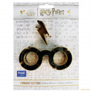 Harry Potter cookie cutter glasses and lightning bolt, large