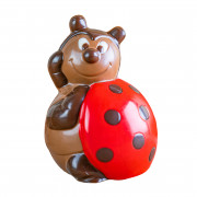 Chocolate mold ladybug sitting