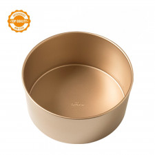 Grand moule à pâtisserie antiadhésif en or rose, 34.7 x 24.5 x 5.5 cm