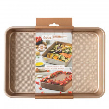 Grosse Antihaft-Backform in Rosegold, 34.7 x 24.5 x 5.5 cm