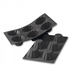 Silikonform Brioche Ø 8 cm 6 Stück