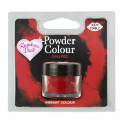 Polvere di colore rosso peperoncino, 2 g