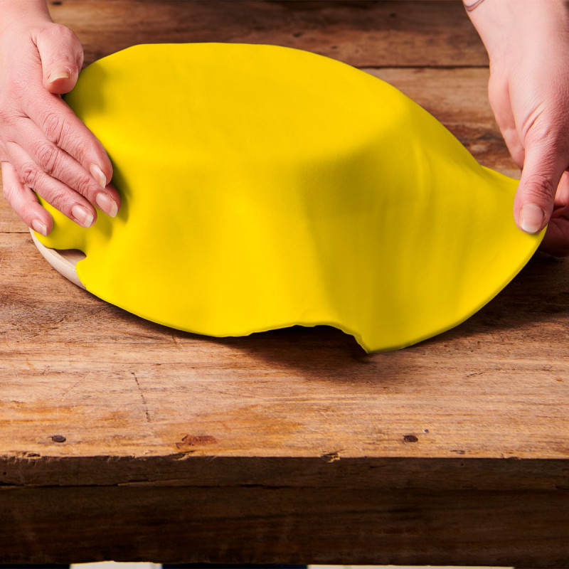 Rollfondant Decke Gelb Rollfondant Decke Gelb