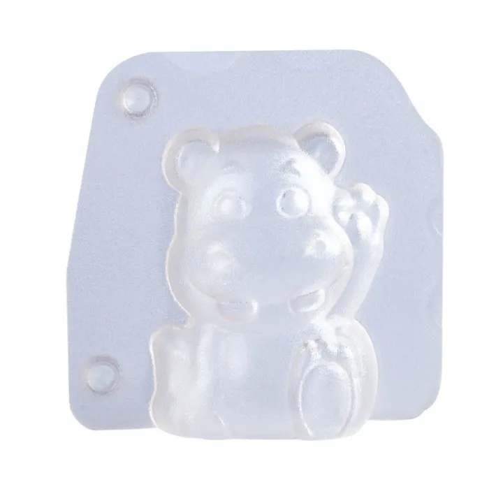 Chocolate mold hippo sitting