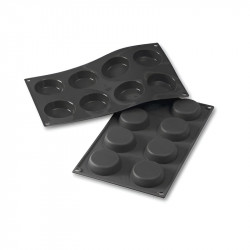 Silikonform Tartlette Ø 6 cm, 8 Stück