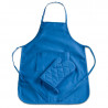 Kinderschürze Blau, Set 2-teilig
