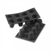 Moule en silicone Babà grand, 8 pièces