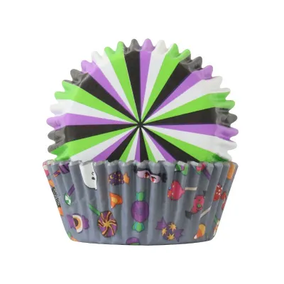 Sweet or sour cupcake cases, 60 pieces