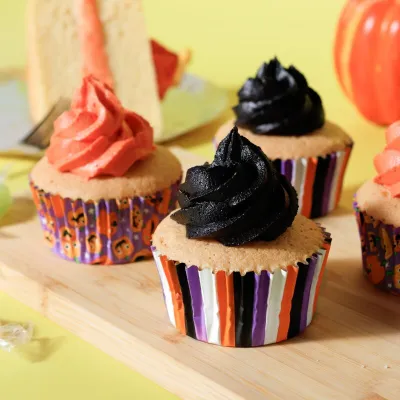 Pumpkin party cupcake cases, 60 pieces