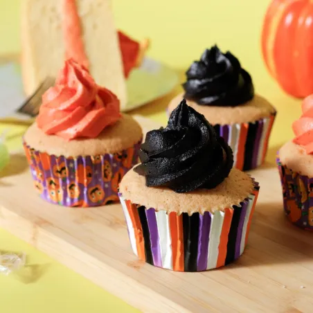 Pumpkin party cupcake cases, 60 pieces