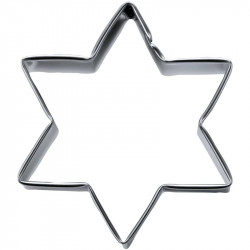Ausstecher Stern Ø 18 cm, 6-zackig