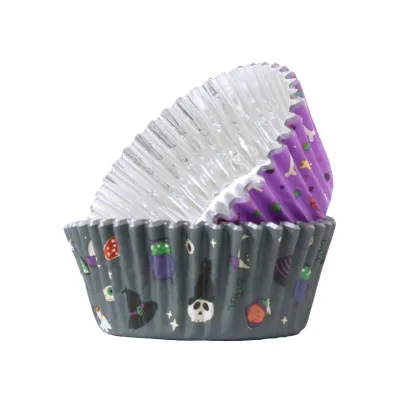Cupcake Förmchen Hexe, 60 Stück
