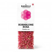 Edible organic cornflower blossoms pink from Switzerland