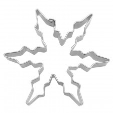 Ice crystal cookie cutter, 6 cm