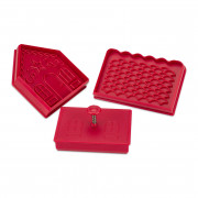 Cookie cutter set cookie house, 3 pieces