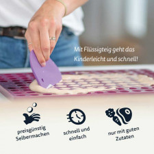 Backmatte für mini Hundeleckerlis Stern