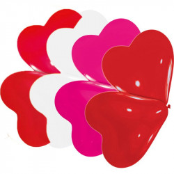 Ballon Set Herzen klein, 10 Stück