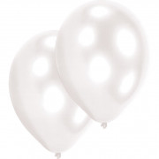 White balloons, 10 pieces