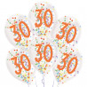 Palloncini a coriandoli 18 anni, 6 pezzi