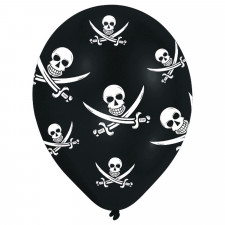 Pirate balloons, 6 pieces