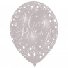 Ballons Happy Birthday Mix, 6 pièces