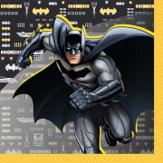 Batman napkins 33 x 33 cm, 16 pieces