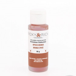 Cocoa butter highly glittering bronze