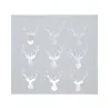 Tovaglioli in argento 25 x 25 cm, 16 pezzi