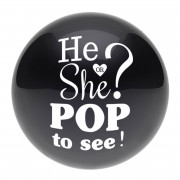 He or She giant balloon to fill with confetti, ⌀ 61cm