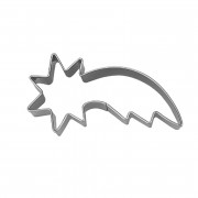 Cookie cutter comet curved