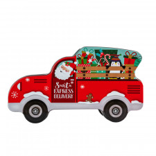 Santa Express Delivery biscuit tin, 190 x 63 x 110 mm