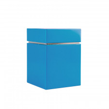 Mint tea caddy, 78 x 78 x 110 mm