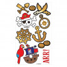 Pirate tattoos, 11 pieces