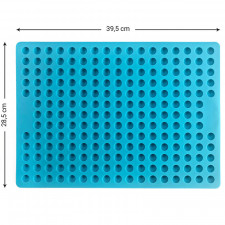 Baking mat for medium dog treats hemisphere