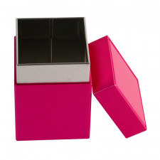 Teedose Pink, 78 x 78 x 110 mm