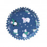 Penguin and snowflake cupcake cases, 60 pieces
