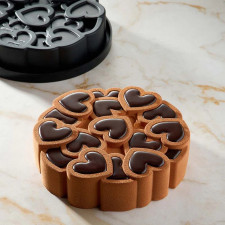 Moule en silicone Coeurs Eros Ø 18 cm
