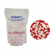 Nonpareils rosso-bianco, 1 kg