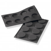 Silicone mold Florentine Ø 6 cm, 8 pieces