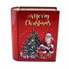 Merry Christmas book box, 118 x 100 x 38 mm