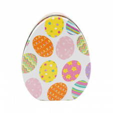 Boîte d'œufs de Pâques multicolores, 140 x 90 x 45 mm