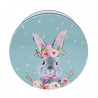 Keksdose Rund Hase Hellblau, Ø 185 x 75 mm