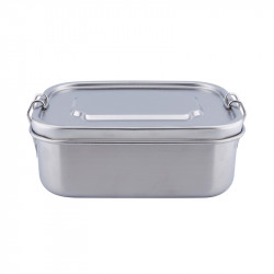 Lunchbox aus Edelstahl, 165 x 128 x 57 mm