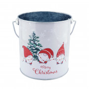 Christmas storage tin, Ø 120 x 130 mm